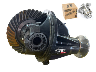 Reconditioned Nissan Patrol GQ GU 3.9 ratio H233B rear differential centre assembly fitted with Harrop eLocker