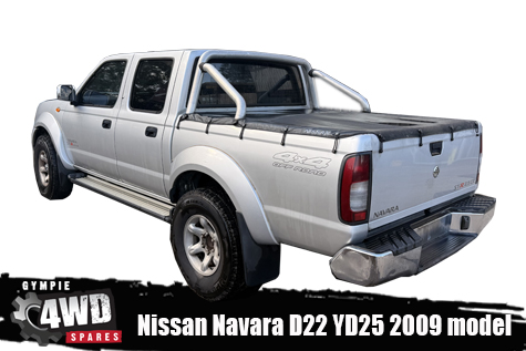 Nissan Navara D22 YD25 2009 model dual cab ute - now wrecking