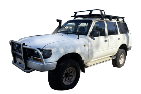 Toyota LandCruiser FZJ80 wrecking